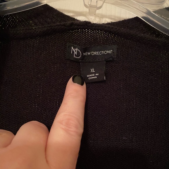 Open front cardigan with fringe - Picture 3 of 3